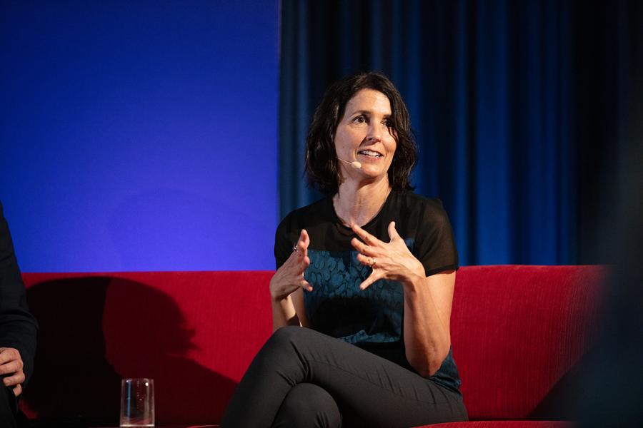 Speaker during a panel discussion